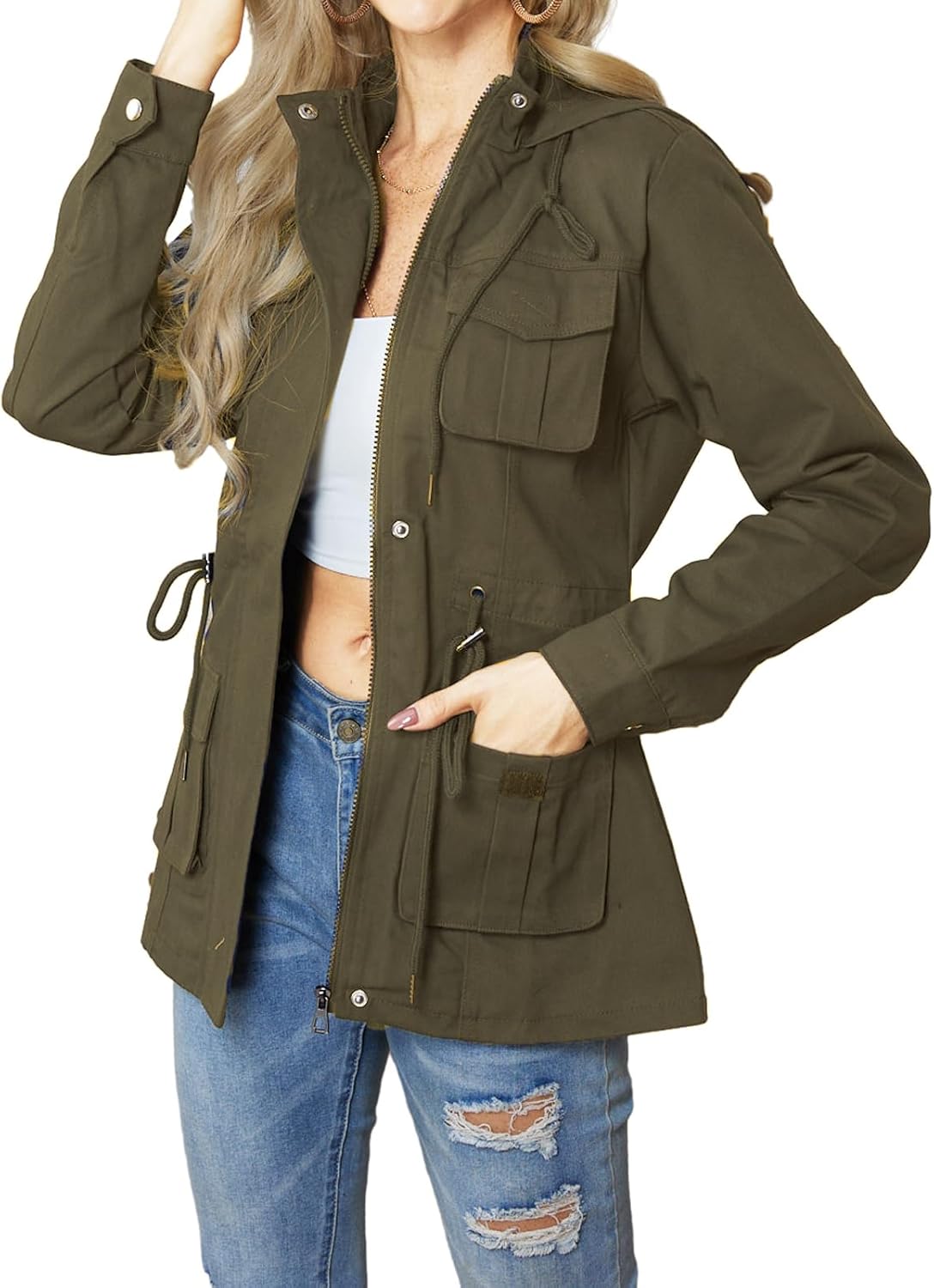 Zimonto - sexycherry Casual Jackets for Women Long Sleeve Lightweight Outwear Bomber Coats with Pockets Import Single ASIN Import Multiple ASIN ×Product customization General Description Gallery Reviews Variations Additional details Produ Casual Jackets