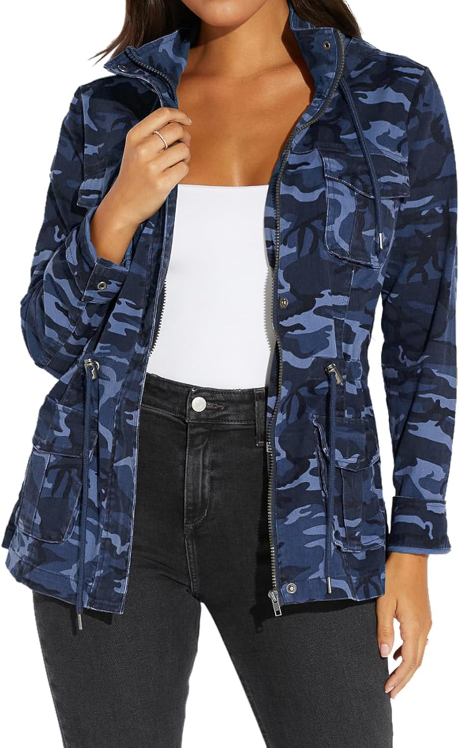 Zimonto - sexycherry Casual Jackets for Women Long Sleeve Lightweight Outwear Bomber Coats with Pockets Import Single ASIN Import Multiple ASIN ×Product customization General Description Gallery Reviews Variations Additional details Produ Casual Jackets