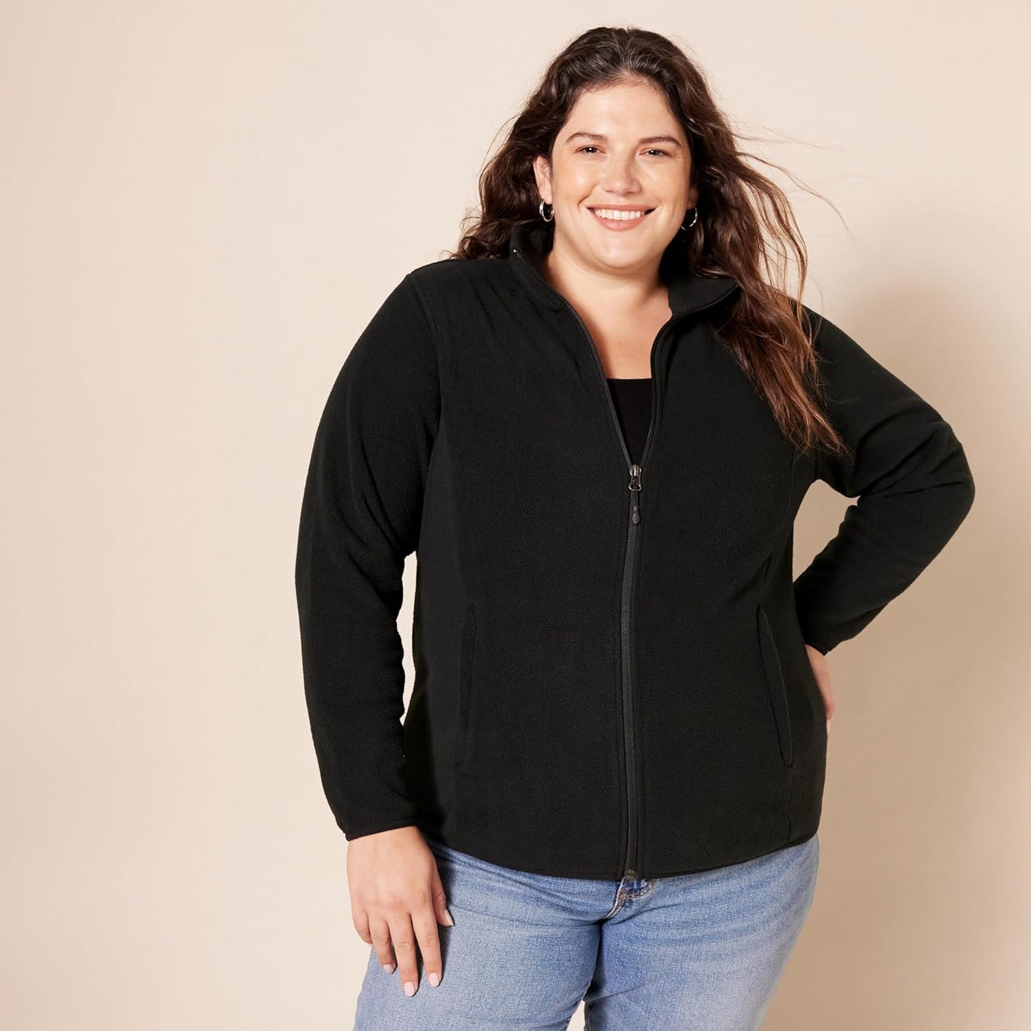 Zimonto - Amazon Essentials Women's Classic-Fit Full-Zip Polar Soft Fleece Jacket (Available in Plus Size) Import Single ASIN Import Multiple ASIN ×Product customization General Description Gallery Reviews Variations Additional details Pr Fleece