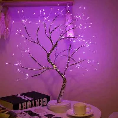 Mini Christmas Tree Night Light Festive Home Glow