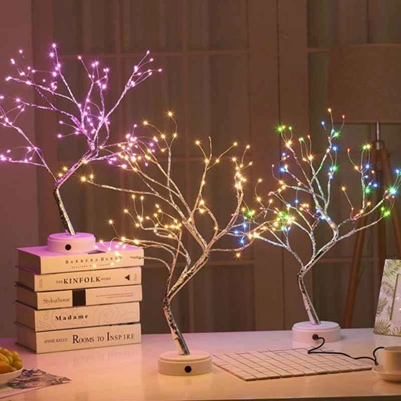 Mini Christmas Tree Night Light Festive Home Glow