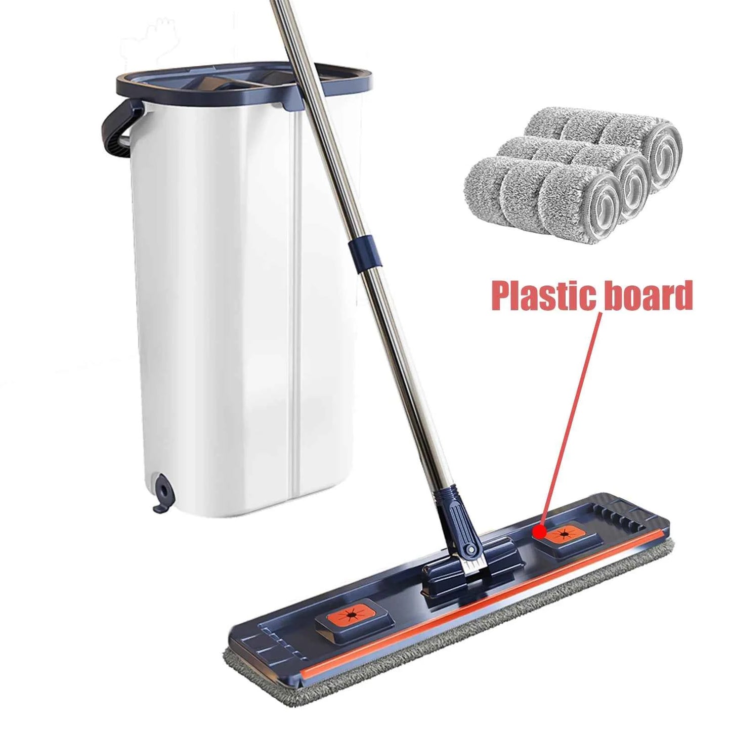 SelfWringing Flat Mop Effortless Hygienic Home Cleaning