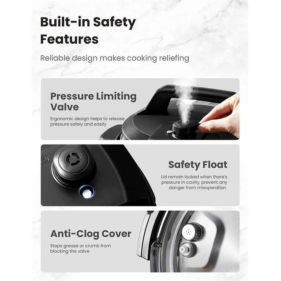 COMFEE 8qt MultiFunction Electric Pressure Cooker