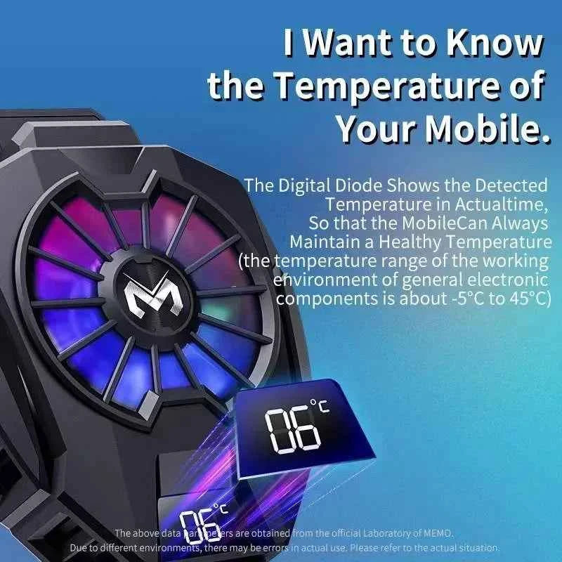 Magnetic Phone Cooler Game Longer Cooler Brighter