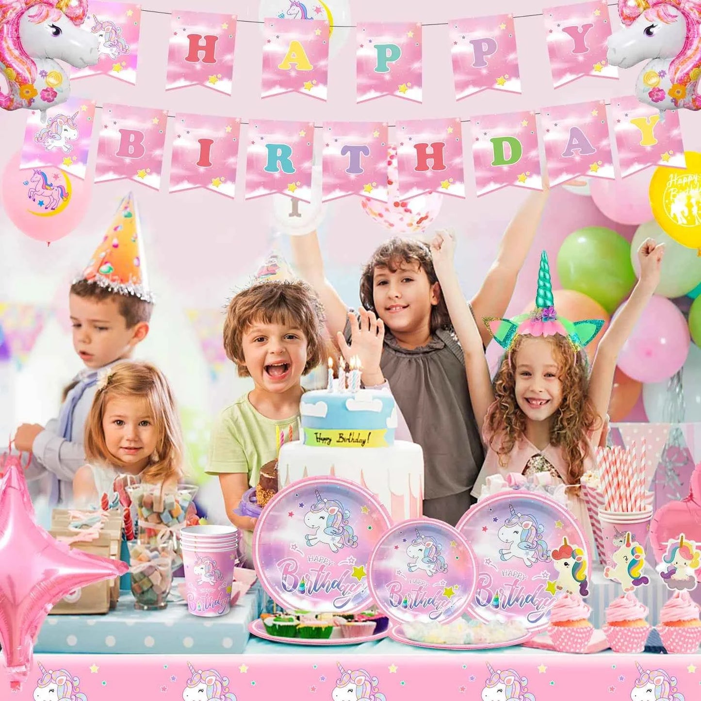 Unicorn Birthday Party Complete Magical Celebration Kit