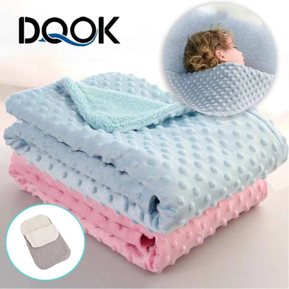 Soft Warm Cozy Babys Winter Swaddle Set