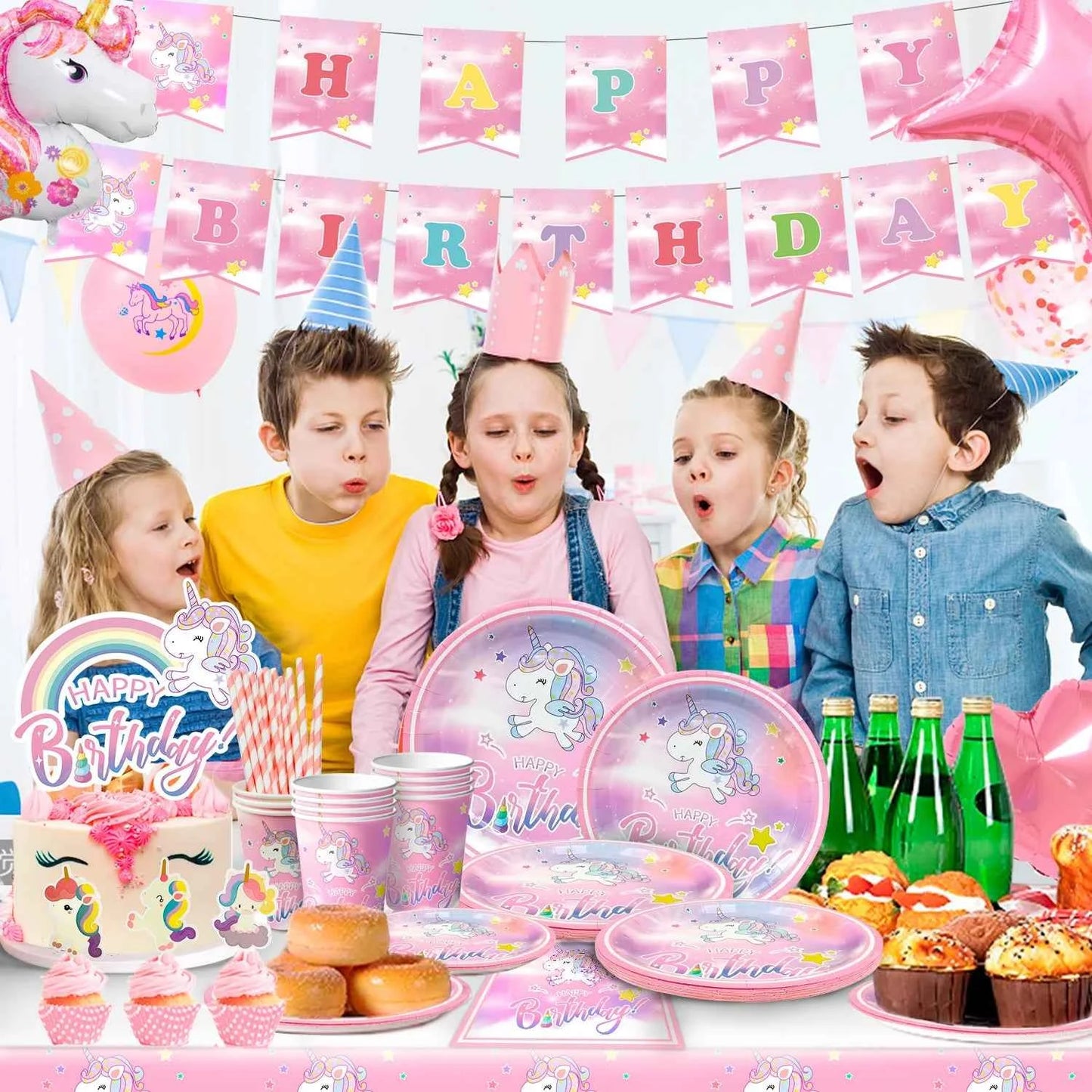 Unicorn Birthday Party Complete Magical Celebration Kit