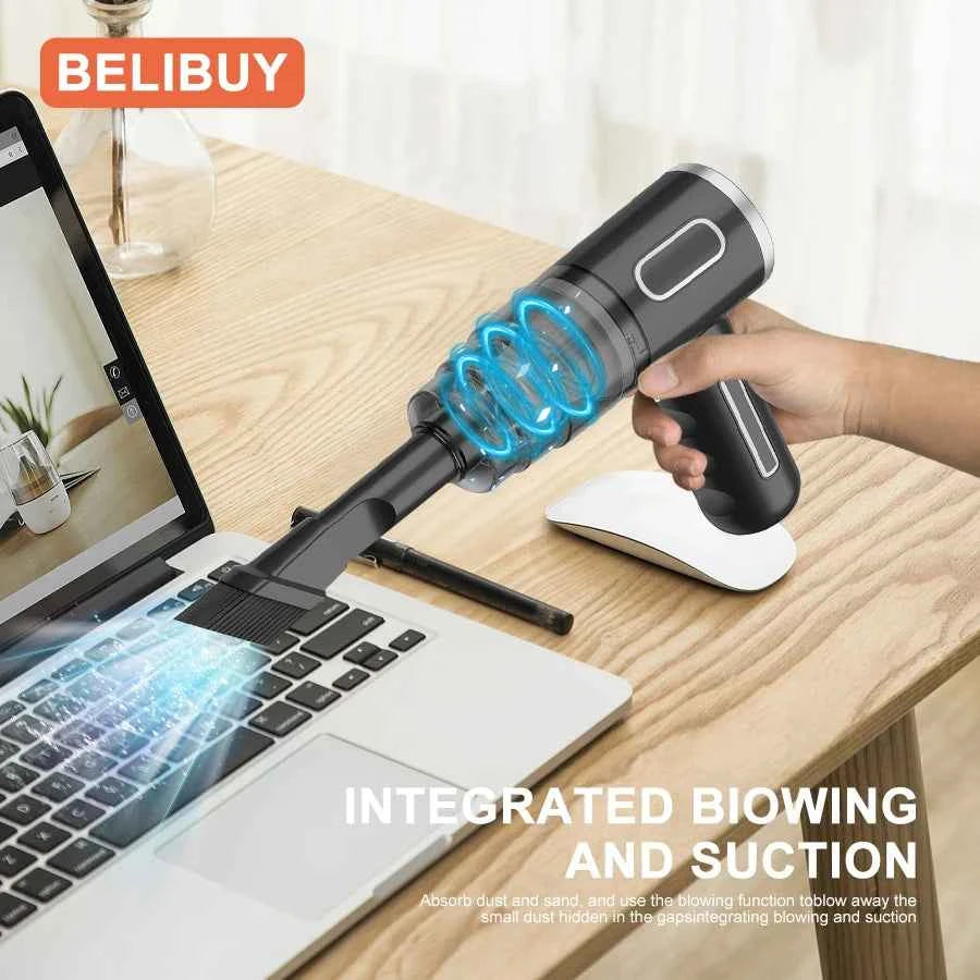 BELIBUY Portable Wireless Vacuum Clean Anywhere Effortlessly
