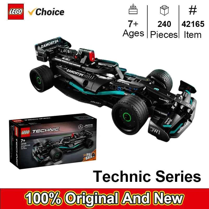LEGO Technic Mercedes F1 W14 Build Race Play