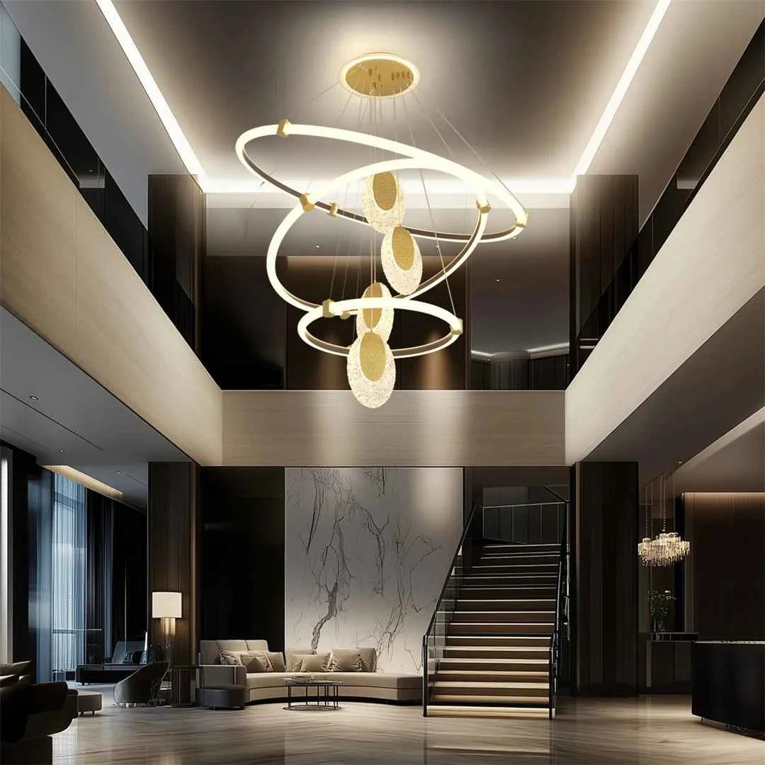 LUVODI LED Chandelier Art Light and Water