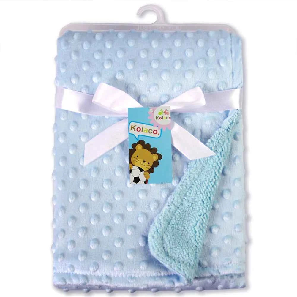 Soft Warm Cozy Babys Winter Swaddle Set
