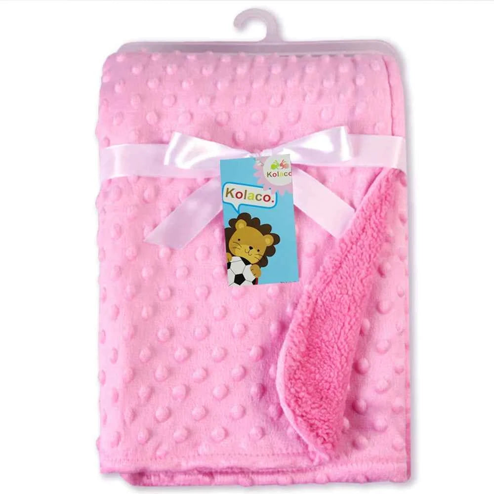 Soft Warm Cozy Babys Winter Swaddle Set