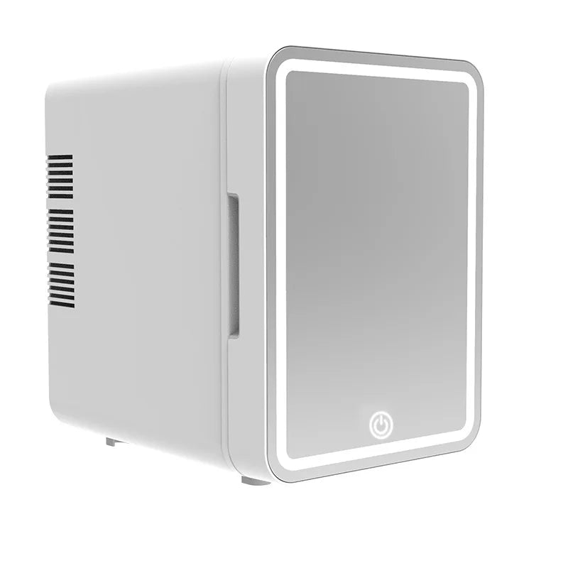 Zimonto - 4L Makeup Mini Fridge for Bedroom Car Office & Dorm Cooler & Warmer Portable Small Refrigerator for Cosmetics, Skin Care