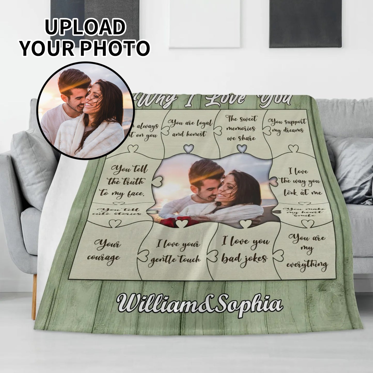 popcustoms - Horizontal Flannel Breathable Blanket 4 Sizes