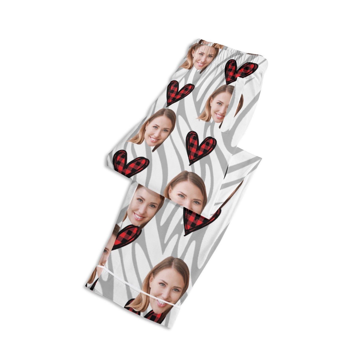 popcustoms - Unisex Long Sleeve Adult Nightwear Pajama Set