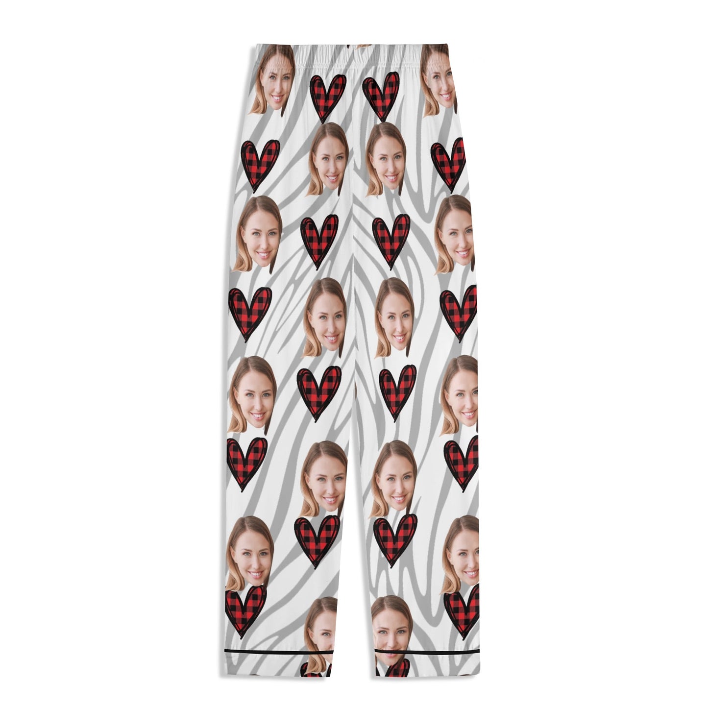 popcustoms - Unisex Long Sleeve Adult Nightwear Pajama Set