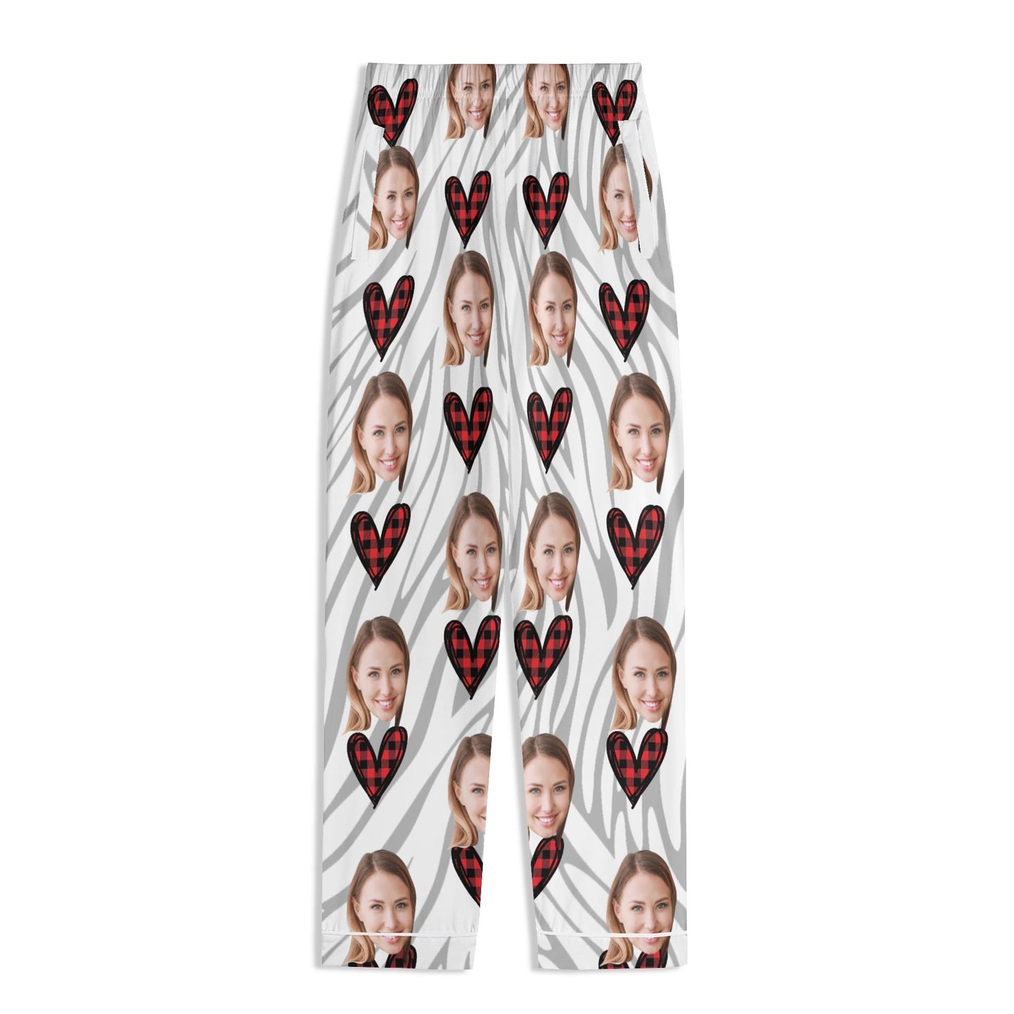 popcustoms - Unisex Long Sleeve Adult Nightwear Pajama Set