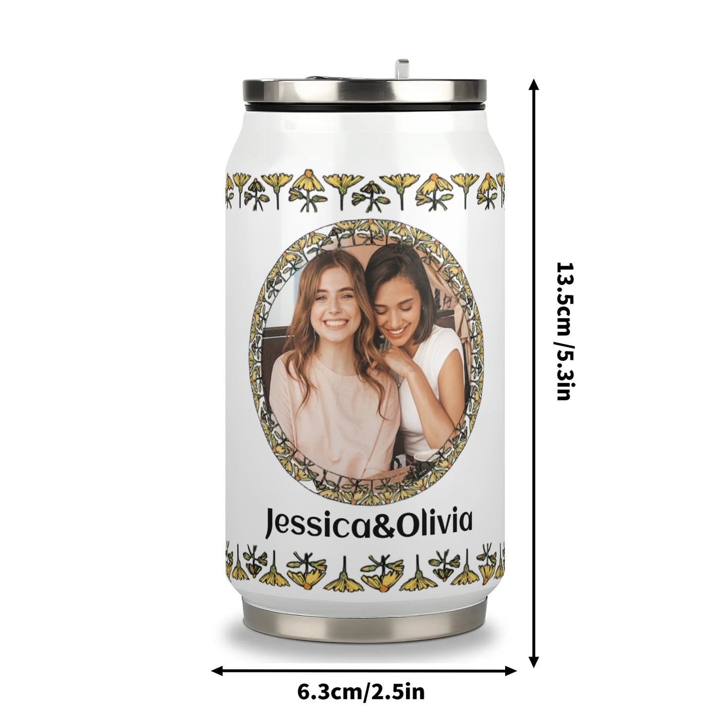 popcustoms - 300ml Stainless Steel Cola Can Shaped Coke Cups Travel Tumbler