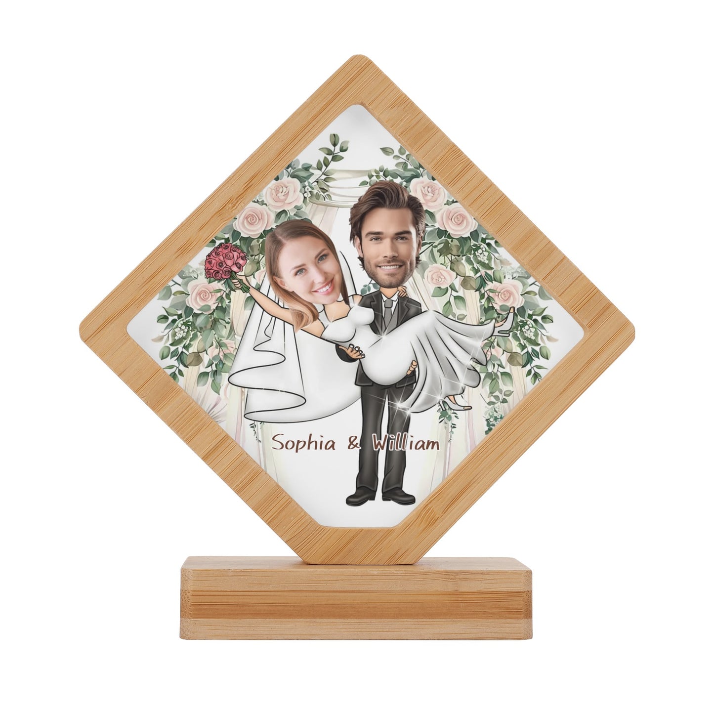 popcustoms - Custom Printed Photo Plaque Photo Frame Gift for Birthday Wedding Default Title