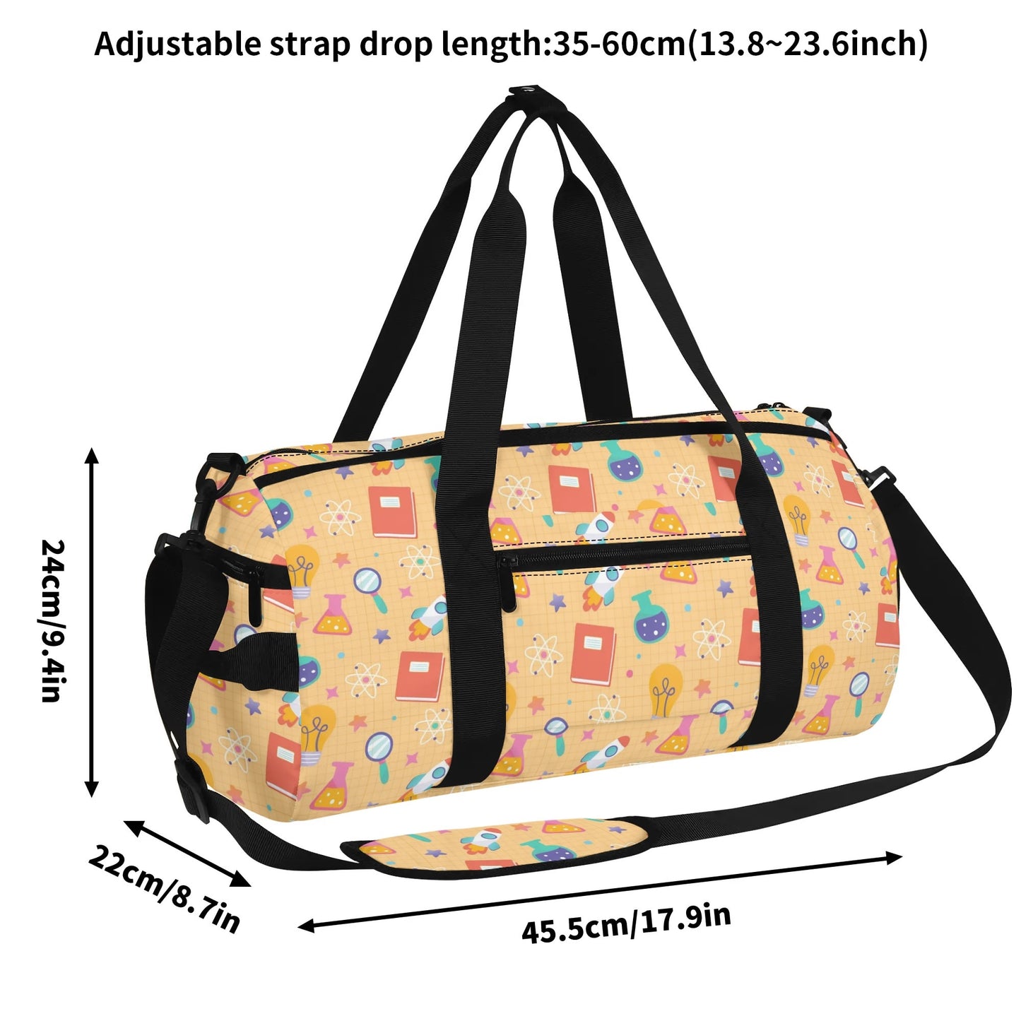 popcustoms - Fashion Sports Luggage Bag Gym Bag Duffle Bag