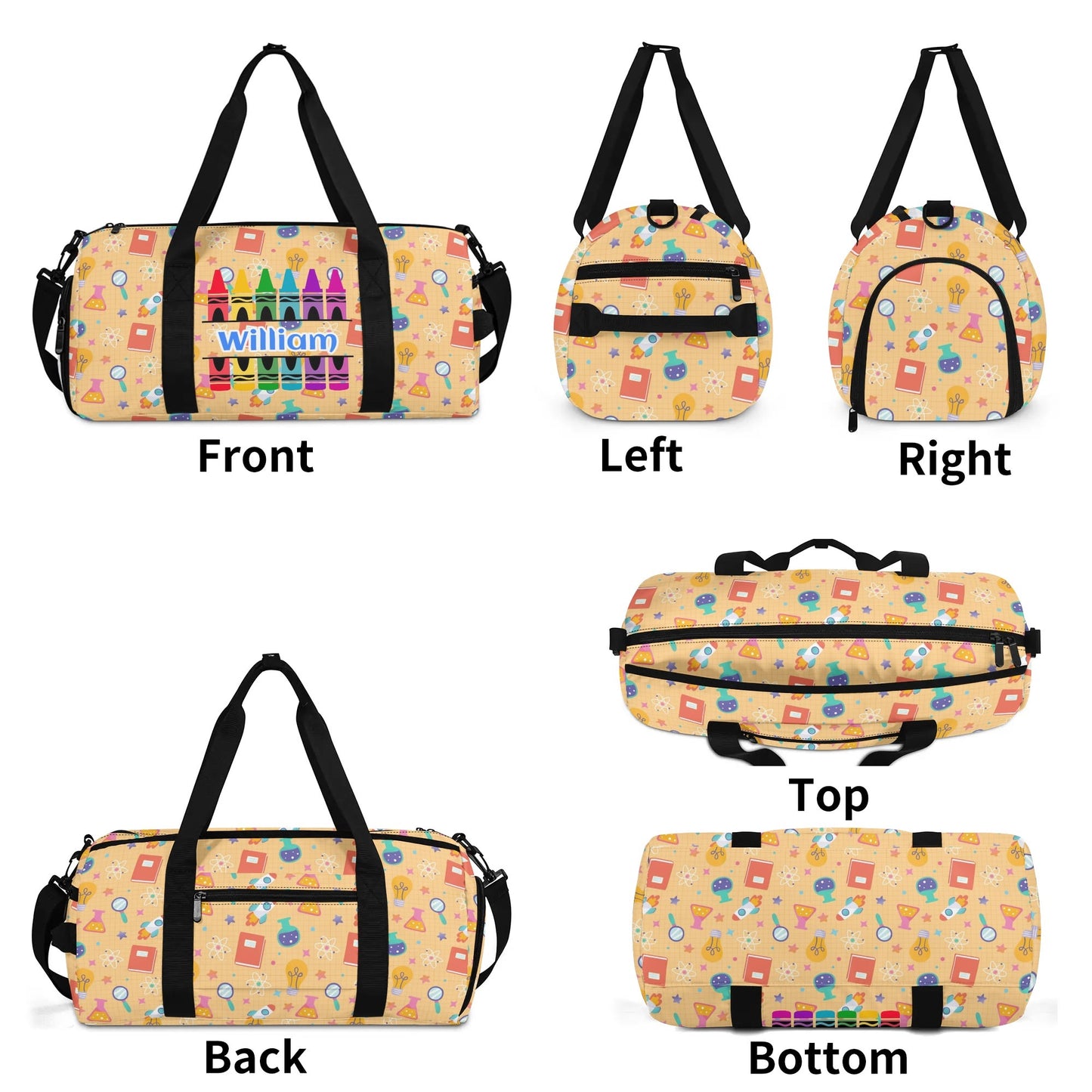 popcustoms - Fashion Sports Luggage Bag Gym Bag Duffle Bag