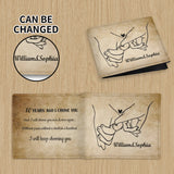 popcustoms - Mens Minimalist PU Leather Wallet Paper Folded Wallet