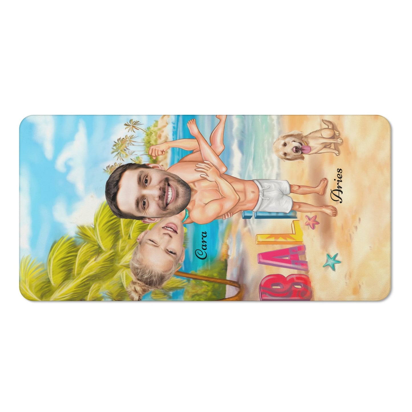 popcustoms - Personalized Soft Bath Towel 2 Sizes for Bathroom Gym and Travel