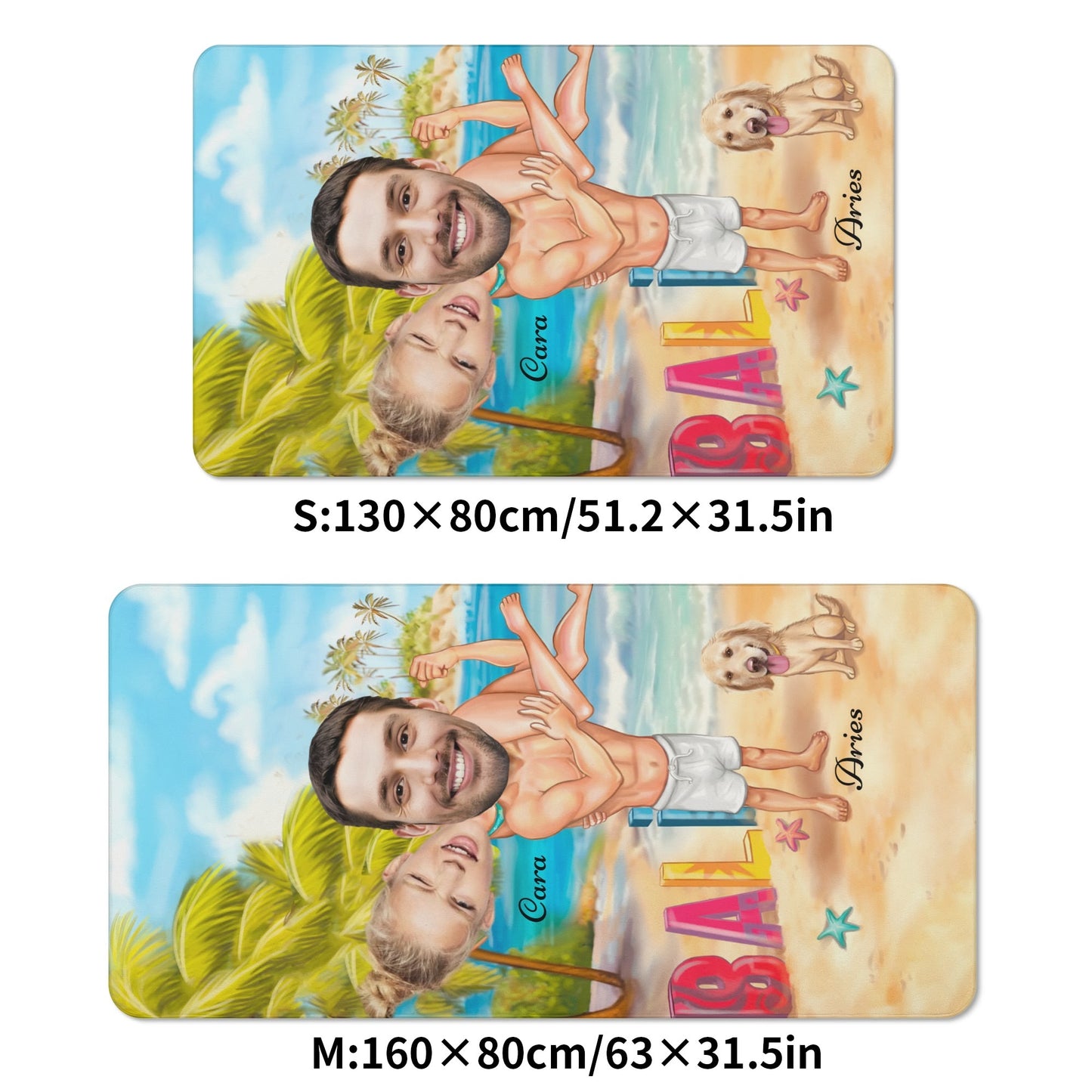 popcustoms - Personalized Soft Bath Towel 2 Sizes for Bathroom Gym and Travel
