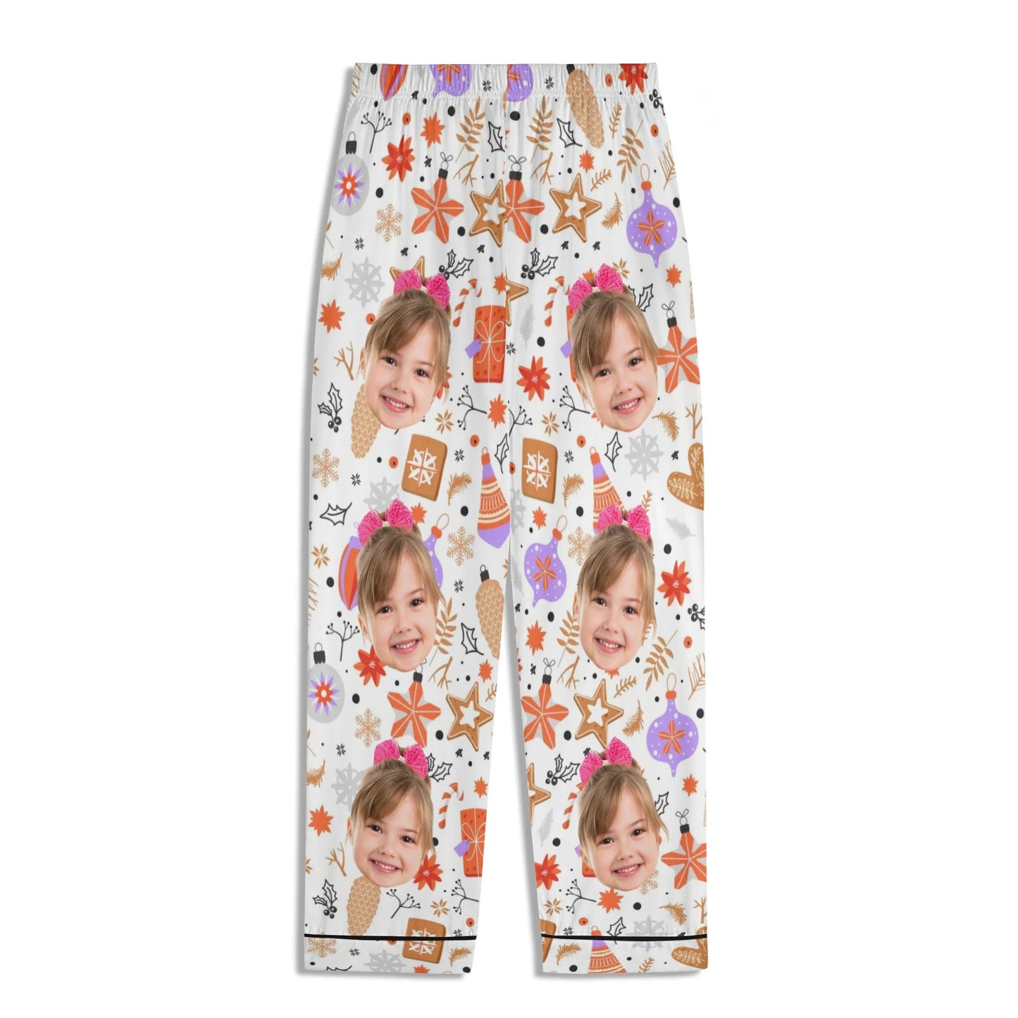 popcustoms - Childrens Long Sleeve Nightwear Pajama Set with Pockets