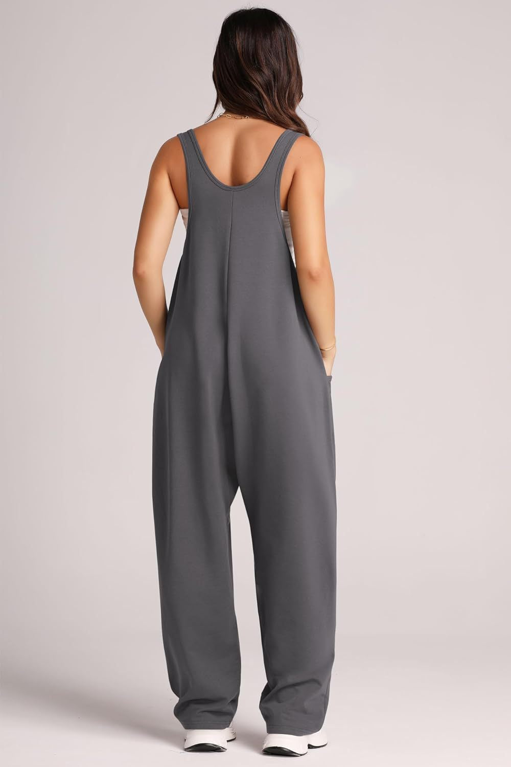 Trendsi - Lovelet V-Neck Wide Strap Overalls