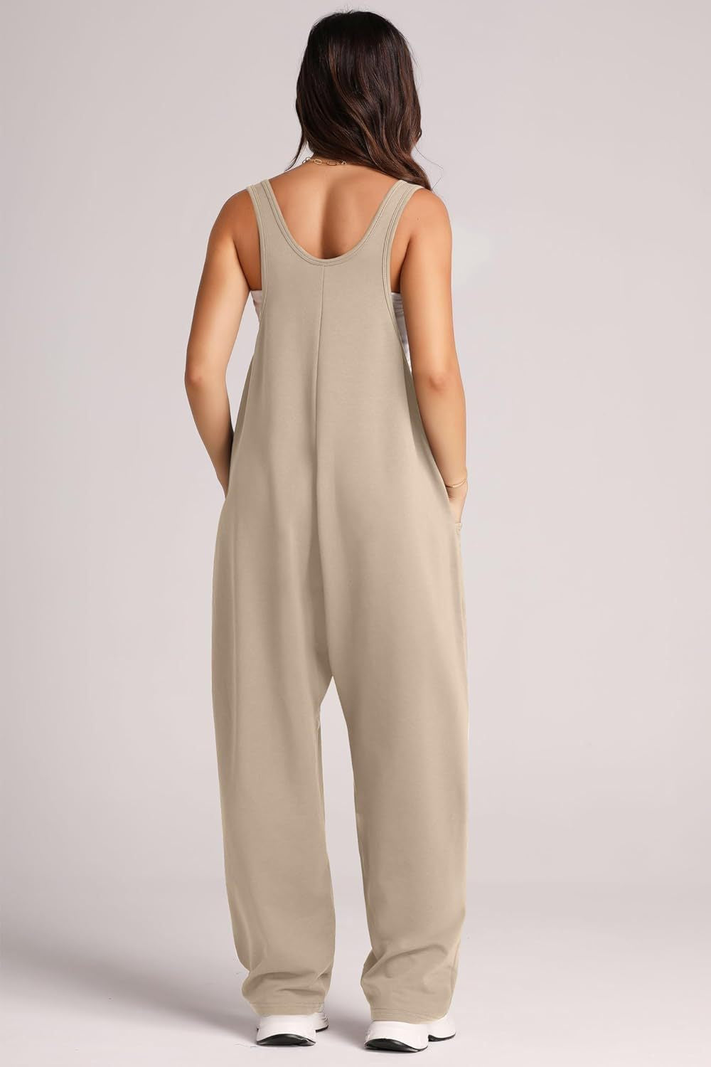 Trendsi - Lovelet V-Neck Wide Strap Overalls