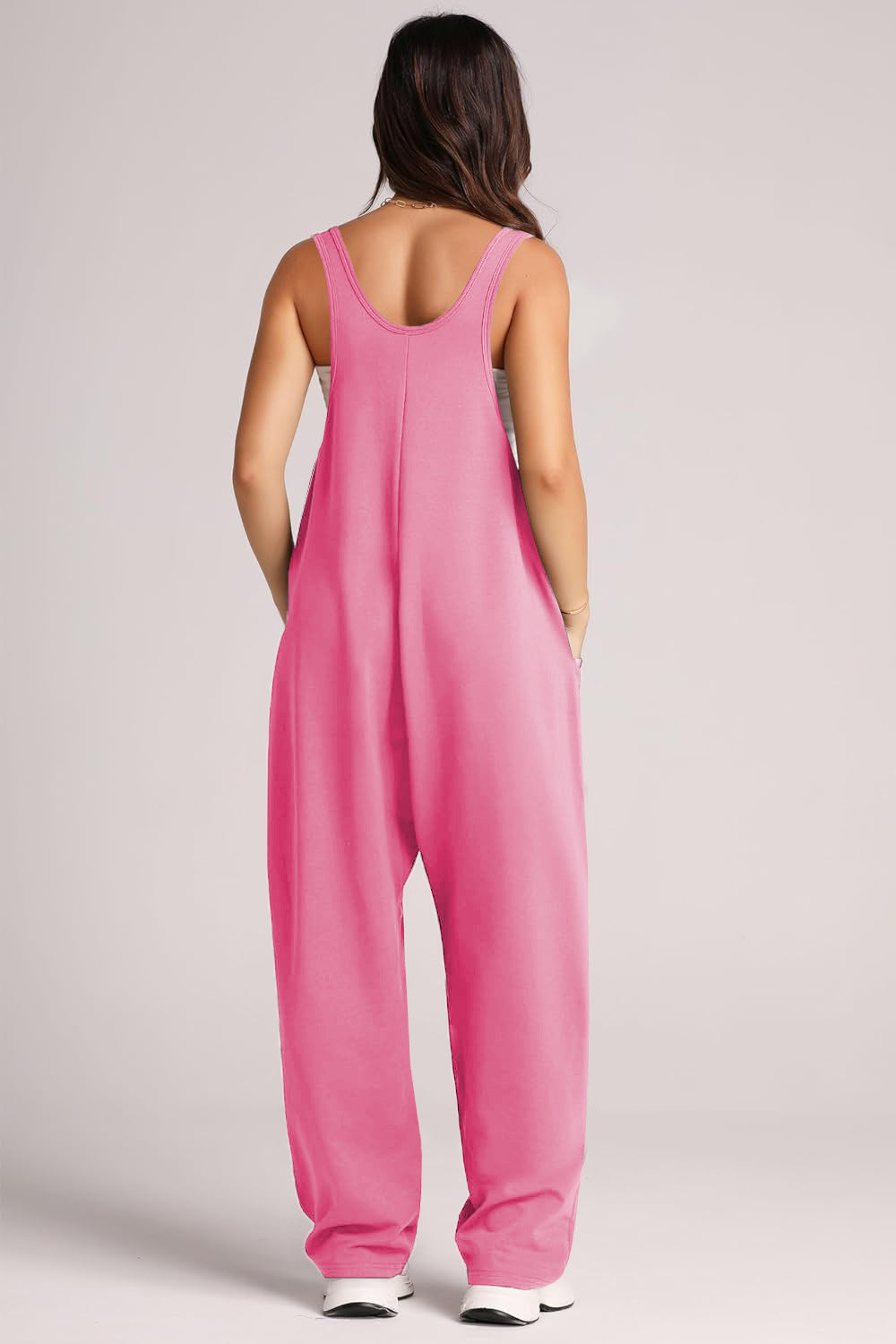 Trendsi - Lovelet V-Neck Wide Strap Overalls