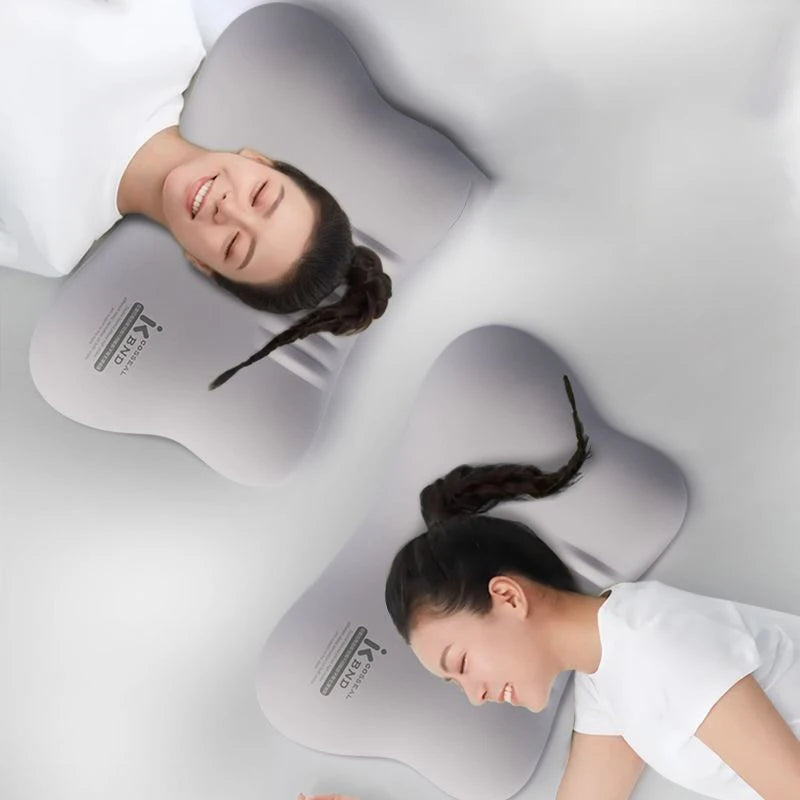 Zimonto - Ergonomic Memory Foam Pillow for All Sleep Positions, Multi-Zone Support, Zero Pressure, Deep Sleep, Neck Pain Relief