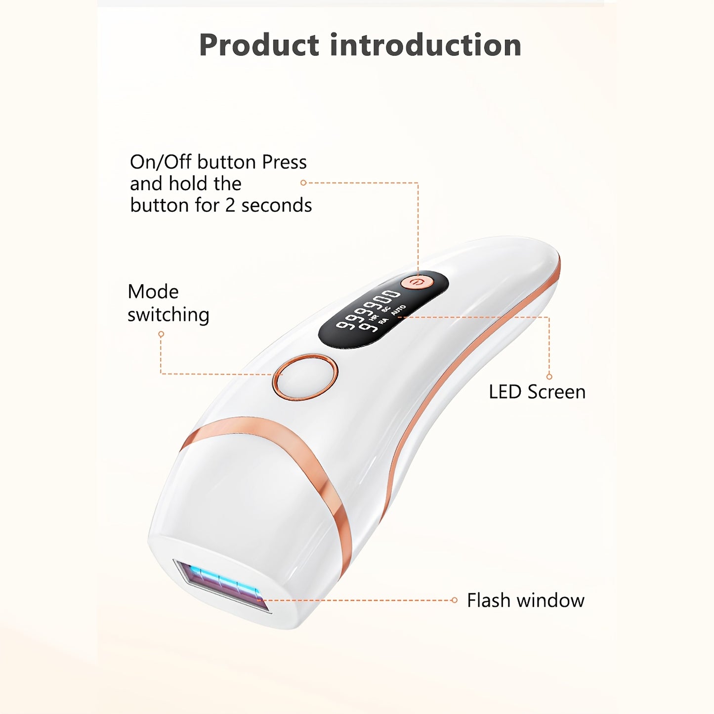 Zimonto - AMOTAOS IPL Hair Removal Versatile Efficient Perfect Gift