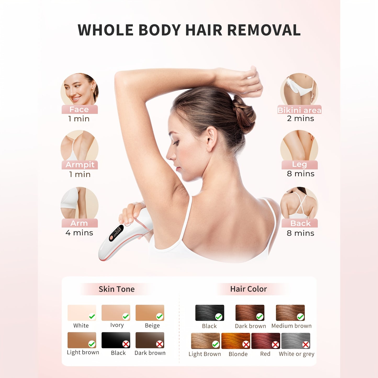 Zimonto - AMOTAOS IPL Hair Removal Versatile Efficient Perfect Gift