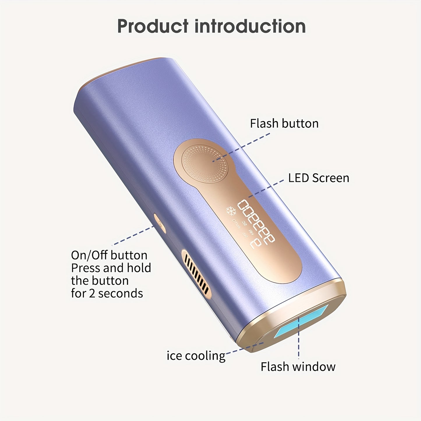 Zimonto - AMOTAOS IPL IceCooling Hair Removal Device for All