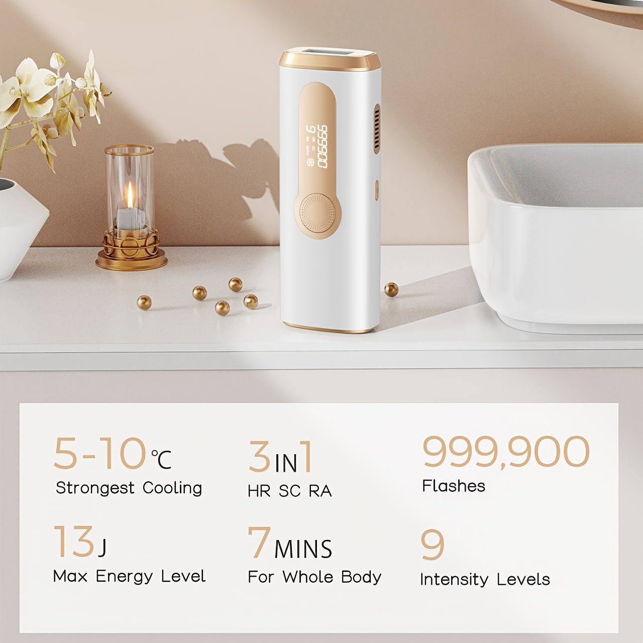 Zimonto - AllinOne Permanent IPL Hair Removal Device with Cooling