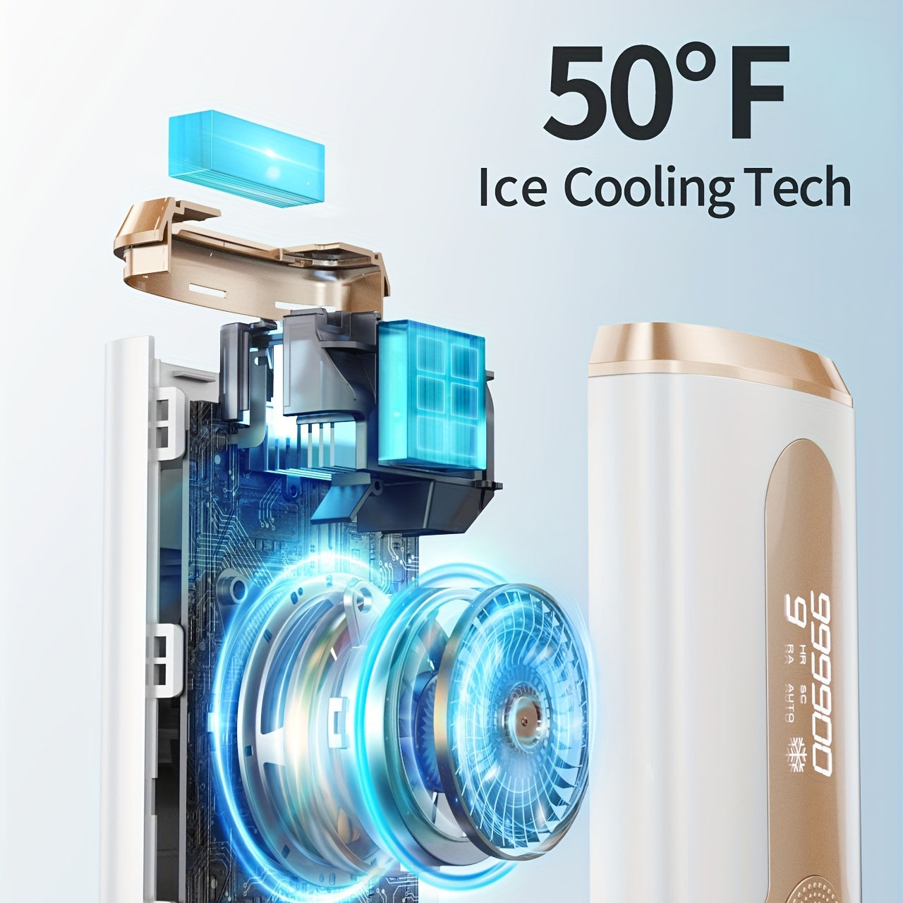 Permanent IPL hair removal device with 50°F ice cooling technology, featured in Zimonto's product lineup.