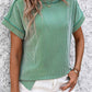 Mandy Striped Round Neck Short Sleeve T-Shirt