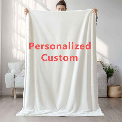 Custom Photo Blanket Cozy Warm Personalized Gift for All
