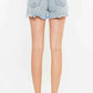 Kancan Distressed High Waist Denim Shorts with Pockets