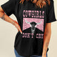 Graphic Round Neck Short Sleeve T-Shirt