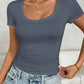 Devine Scoop Neck Short Sleeve T-Shirt