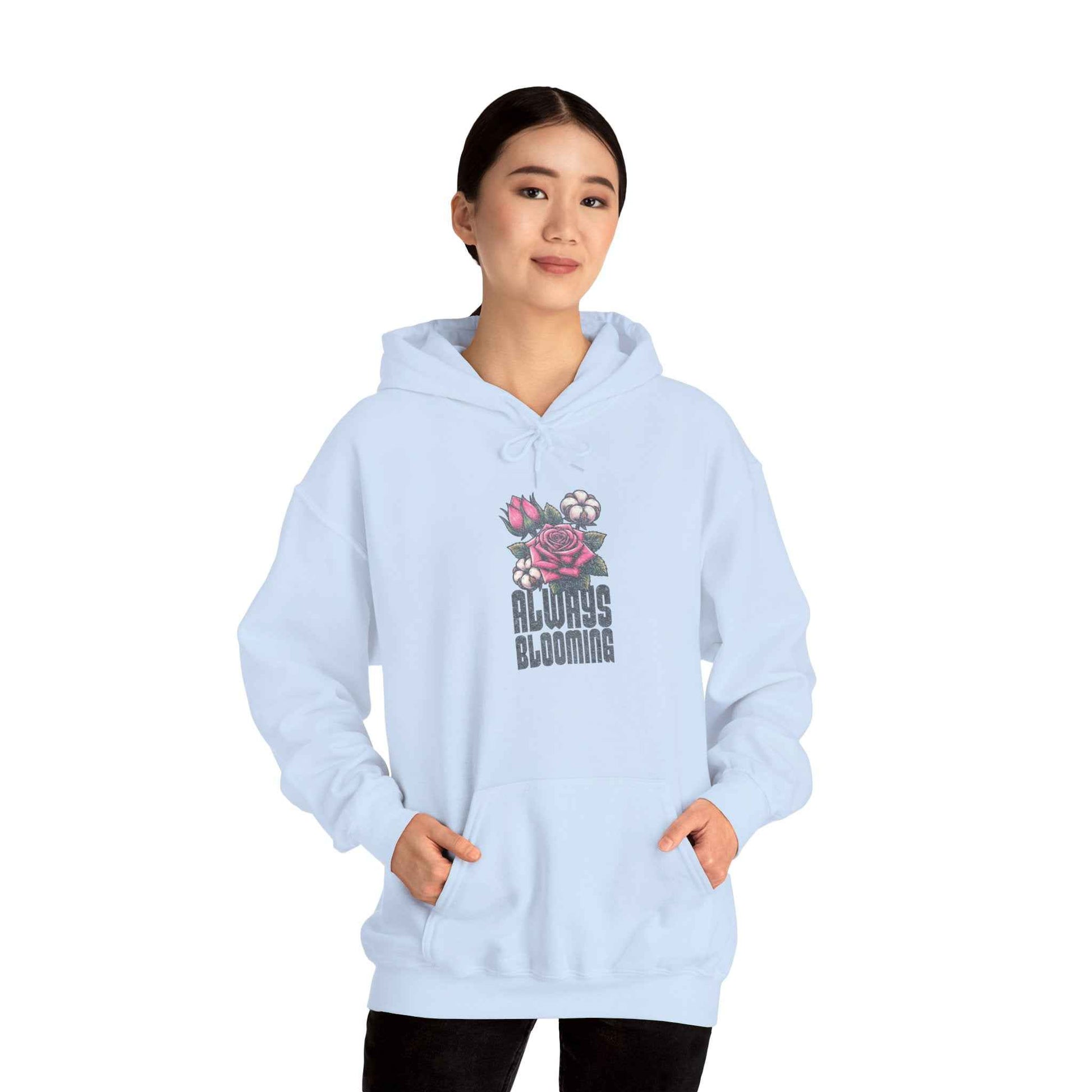Always Blooming Plant Floral Cartoon Graphic Pullover