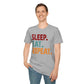 Sleep Eat Repeat Unisex Softstyle T-Shirt