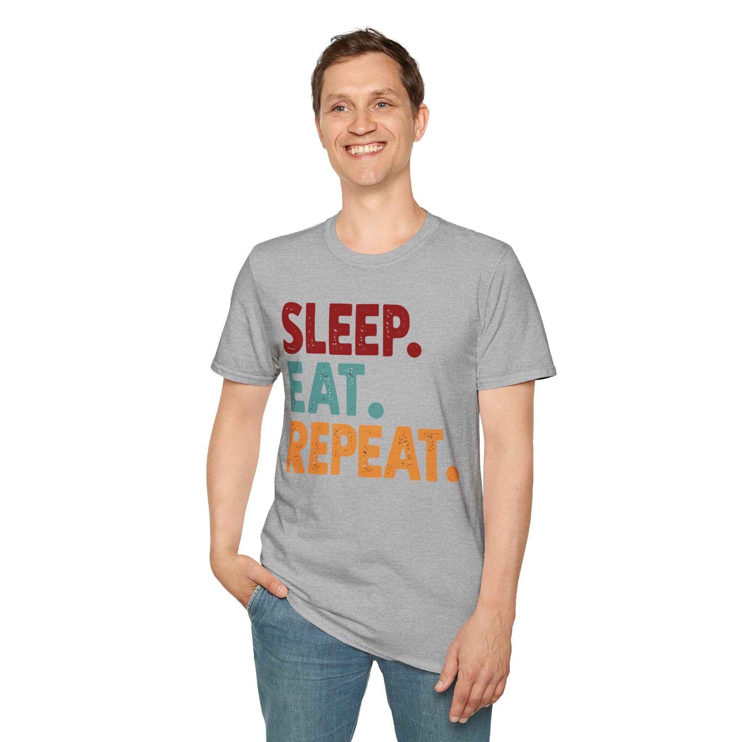 Sleep Eat Repeat Unisex Softstyle T-Shirt