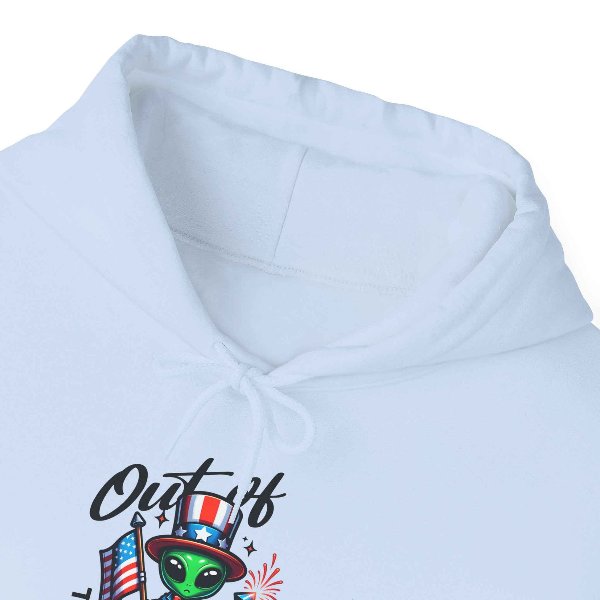 Alien DJ Hoodie —Out of This World Independence Graphic Pullover
