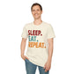Sleep Eat Repeat Unisex Softstyle T-Shirt