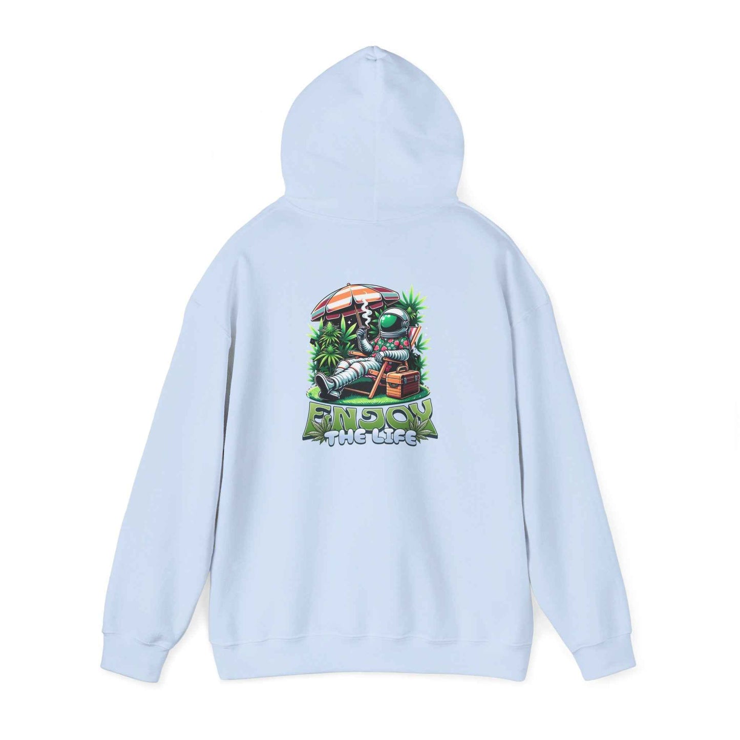 Astronaut Enjoy The Life  Plant Floral Cartoon Graphic Pullover