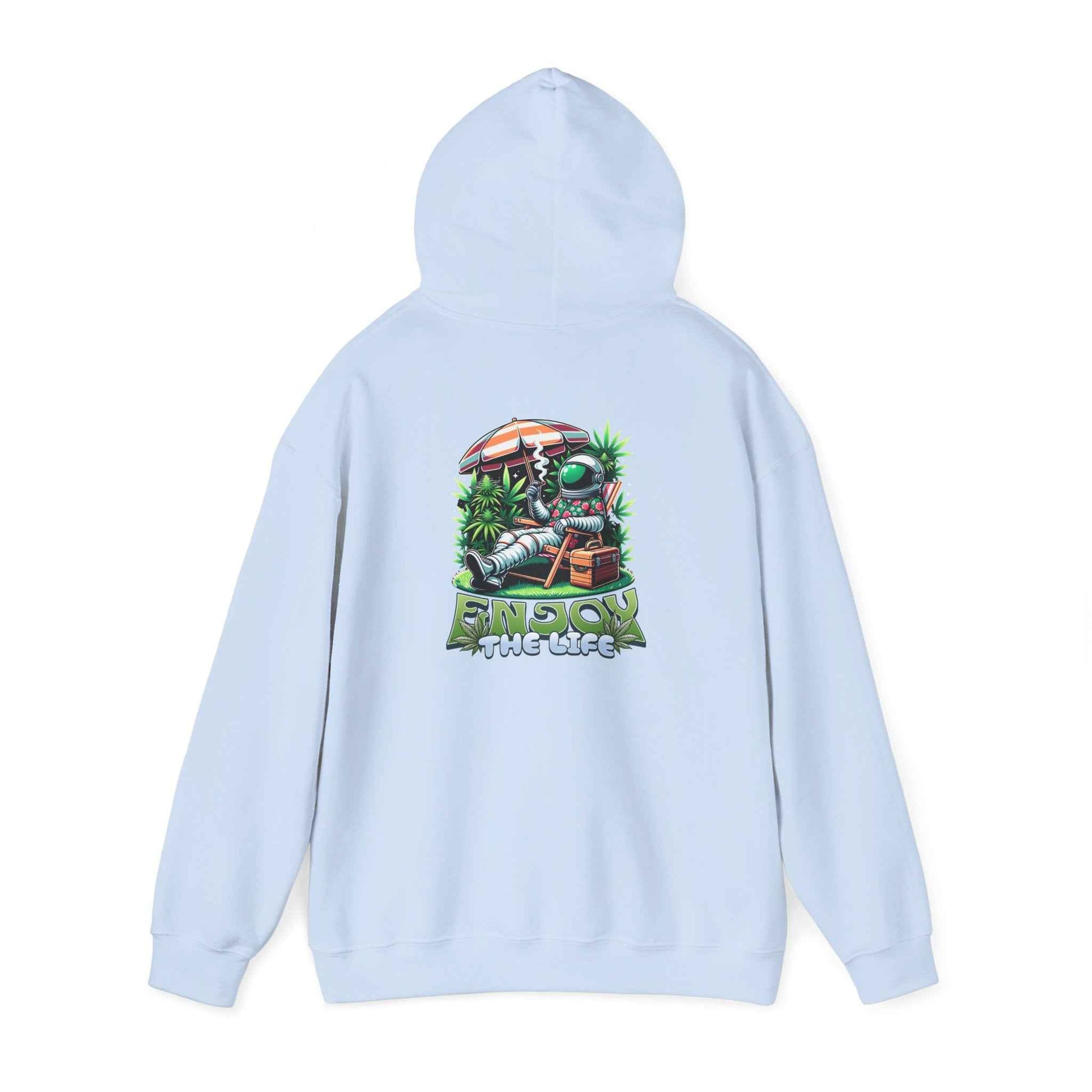 Astronaut Enjoy The Life  Plant Floral Cartoon Graphic Pullover